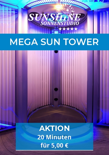 aktion mega sun tower sunshine sonnenstudio